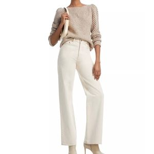 LoveShackFancy Rosie Sweater in Oatmeal